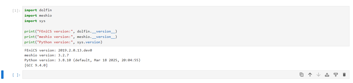 Jupyter version check