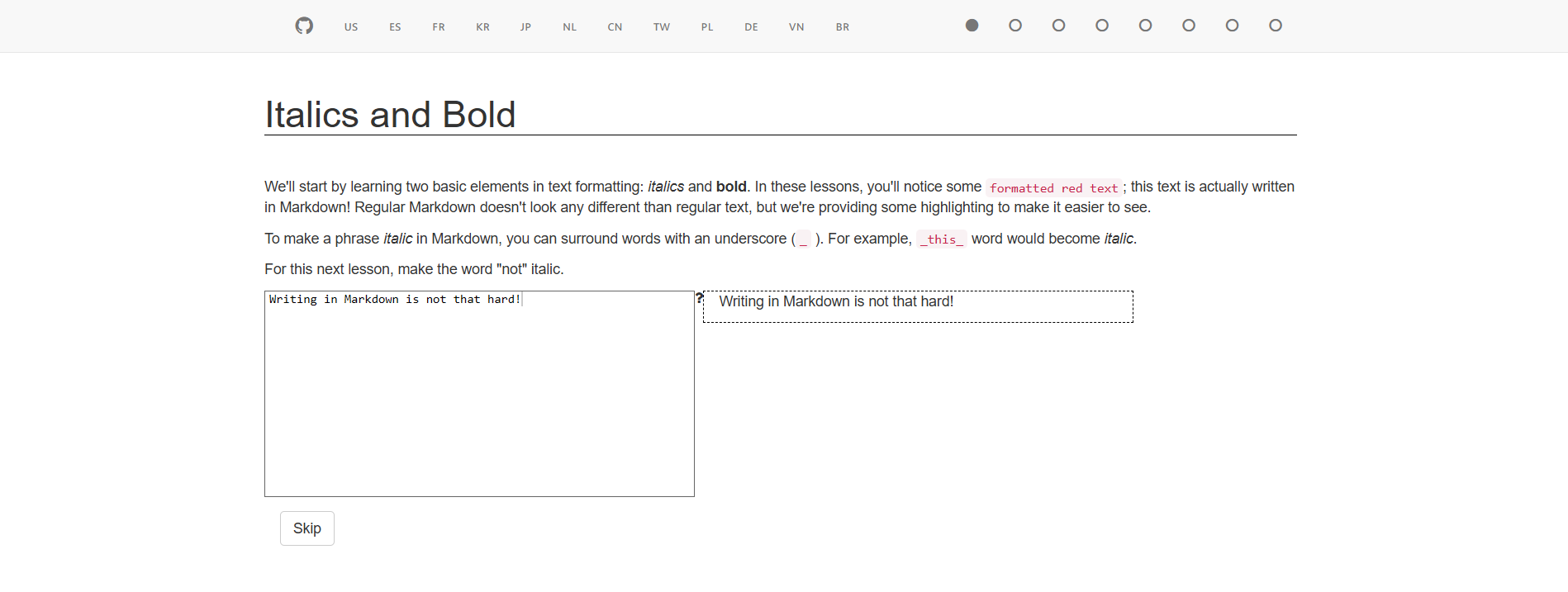 Markdown Syntax