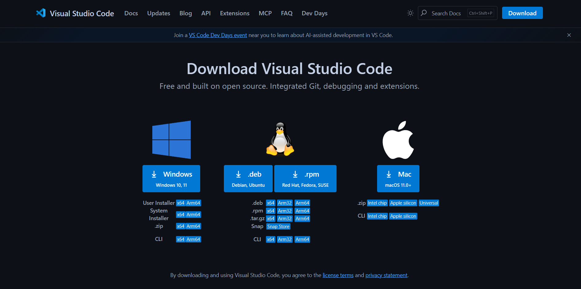VS Code Installer